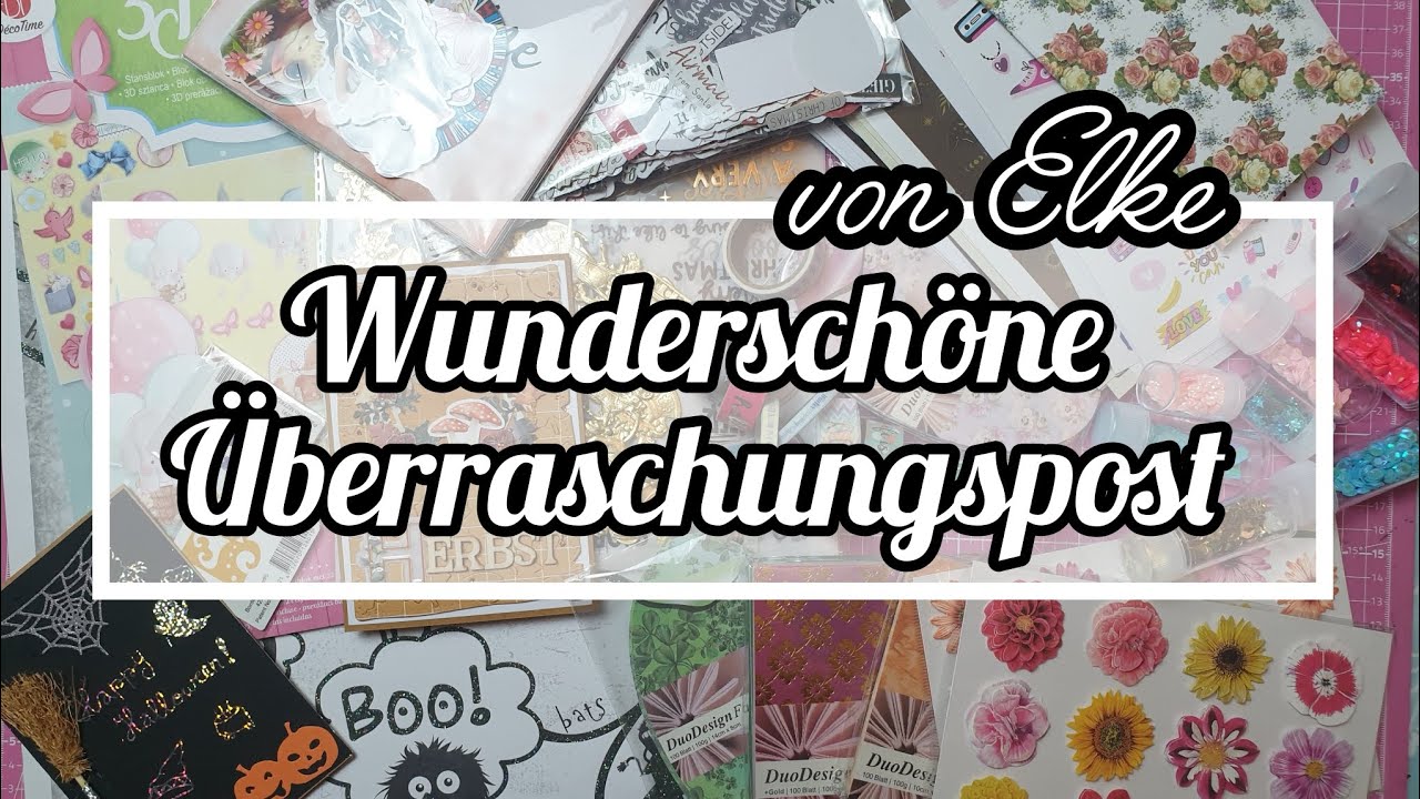 Ü-Post von der lieben Elke💕💕💕* Servietten* Sticker* Diecuts
