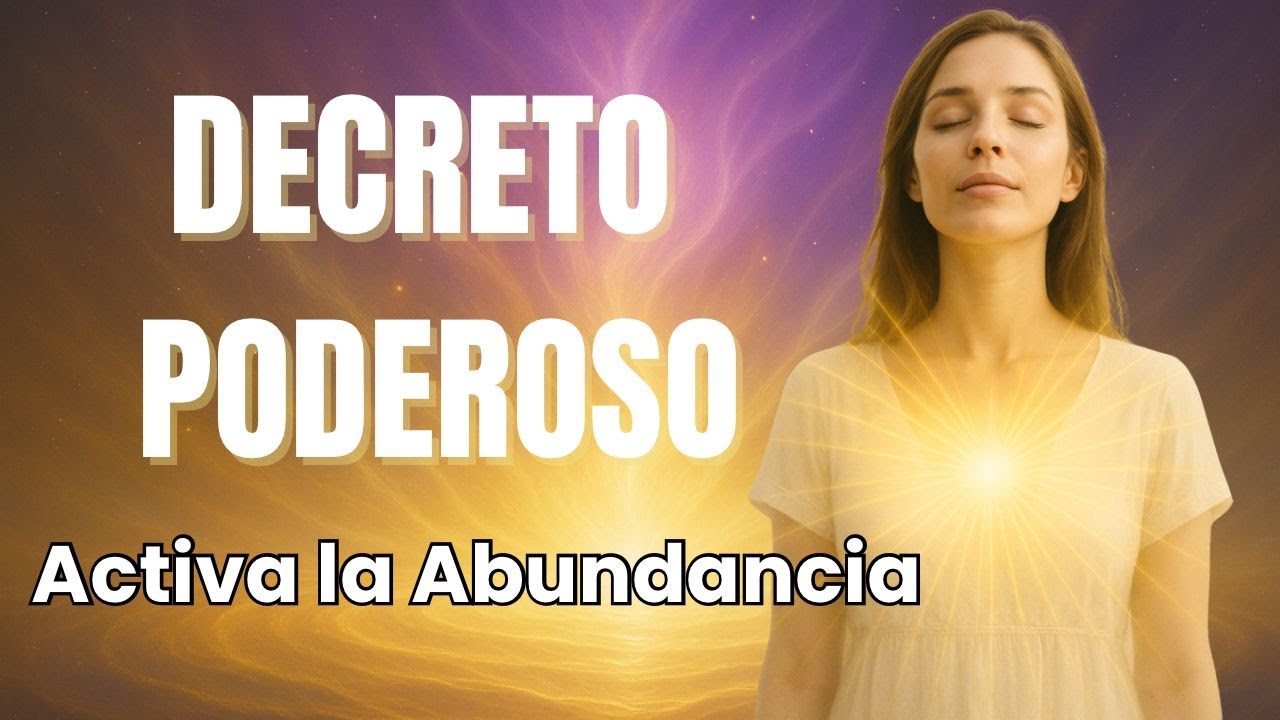 DECRETO PODEROSO ✨ Manifiesta Abundancia y Activa tu Divinidad Interna
