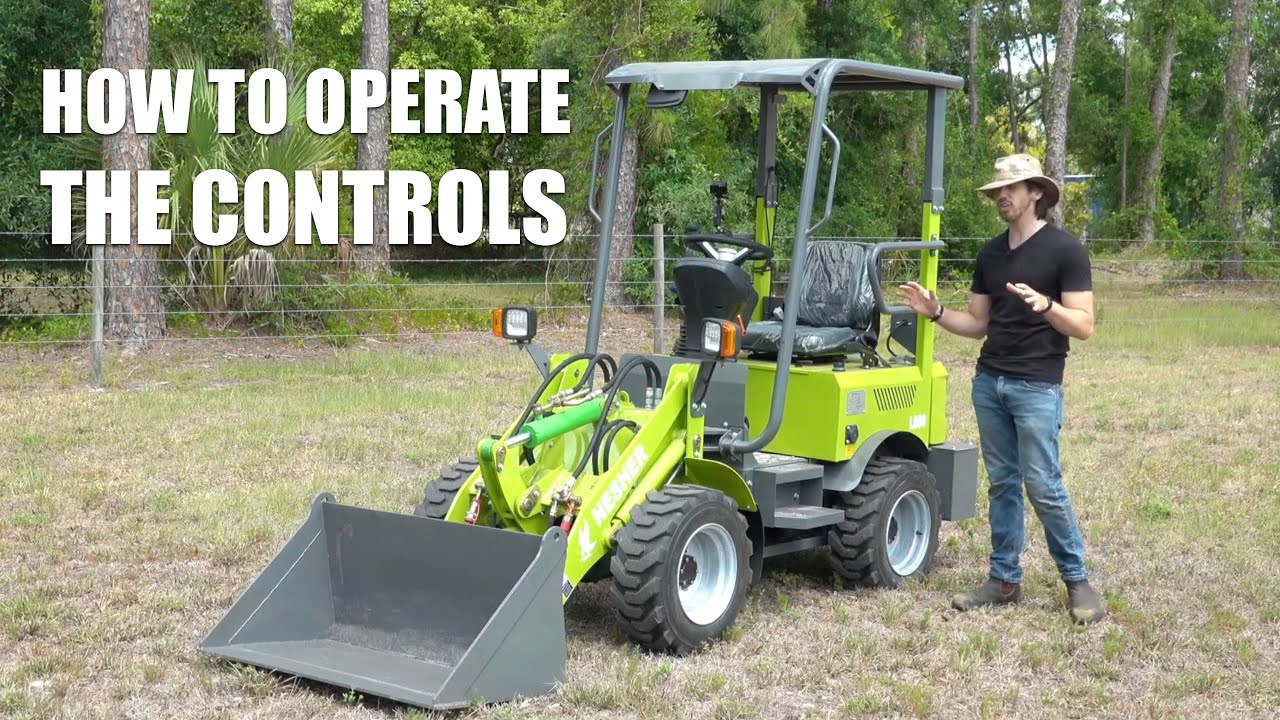 NESHER L880/L1400 Electric Loader - How to operate the controls