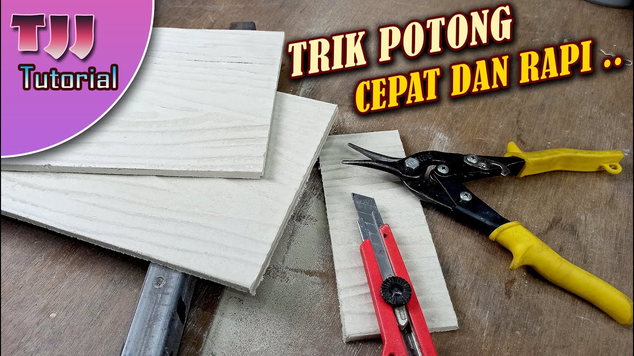 Cara potong Lisplang / lisplank cepat dan rapi