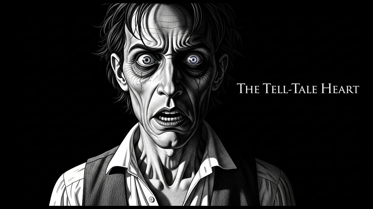 The Tell-Tale Heart by Edgar Allan Poe | Full Animated Motion Comic | American Literature