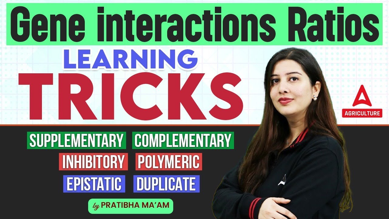 Gene Interactions Ratios | Gene Interaction Genetics Learning Tricks | By Pratibha Mam