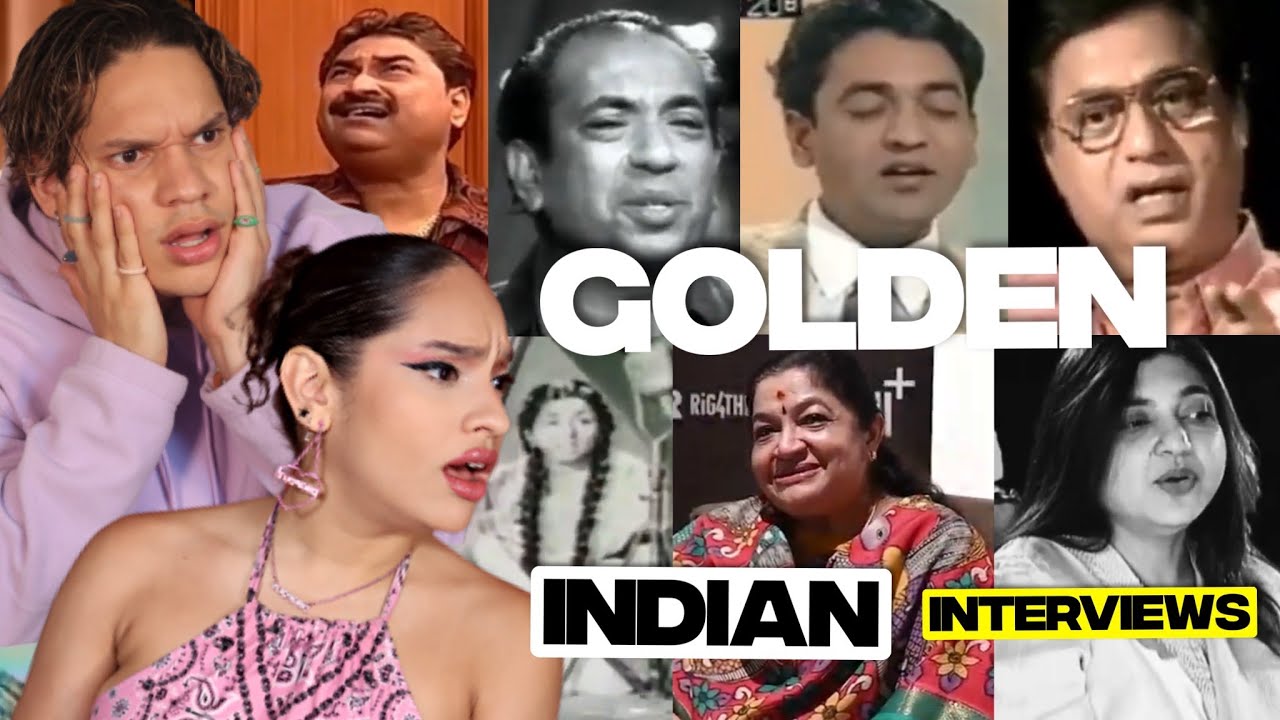 Musicians react to Indian Best Interview SINGING moments *LEGENDS EDITION*