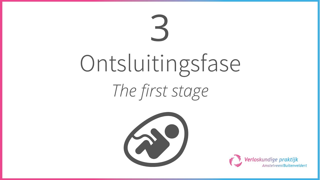 3. Ontsluitingsfase – The first stage