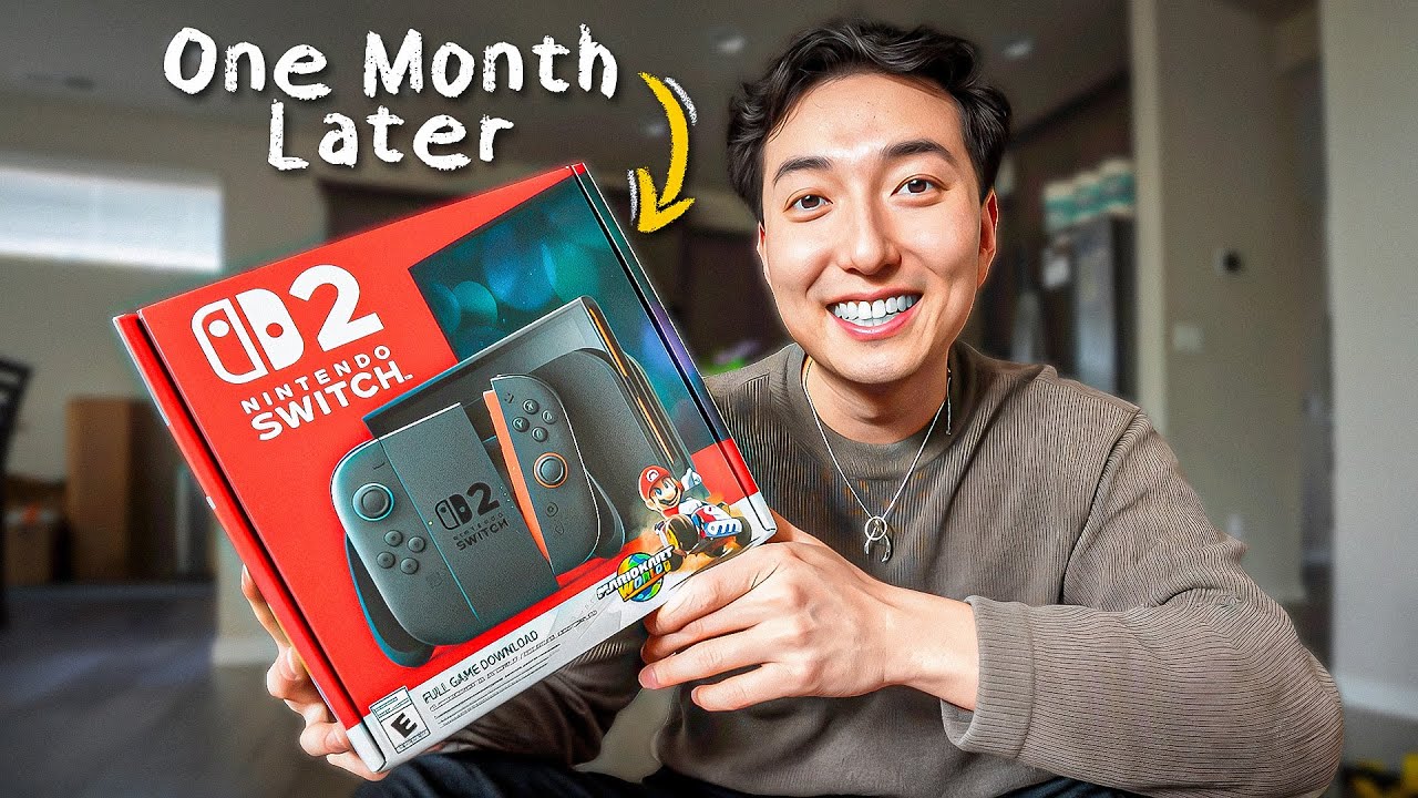 Opening My Nintendo Switch 2 ONE MONTH LATER..