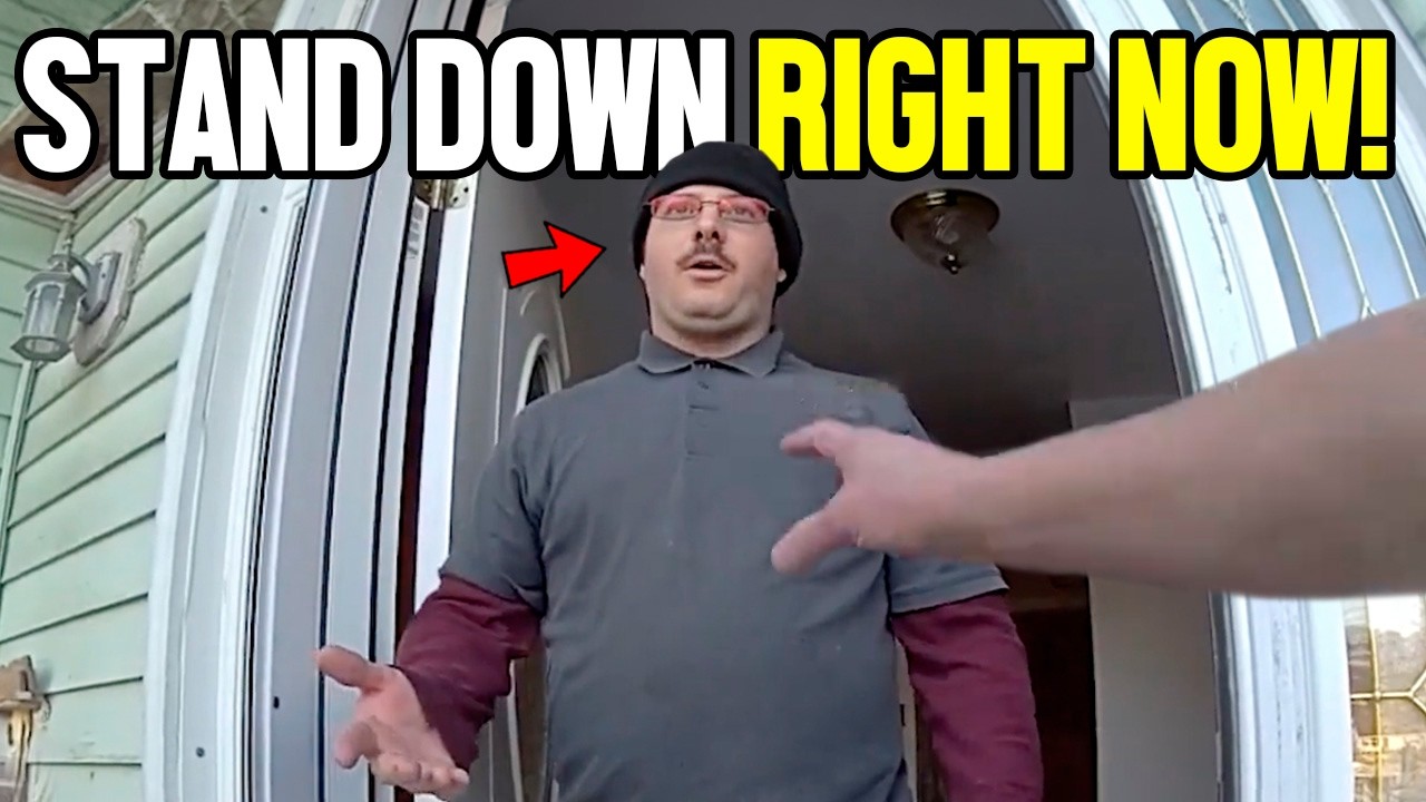 Cop Forces Entry Without A Warrant and THREATENS To Arrest Citizen