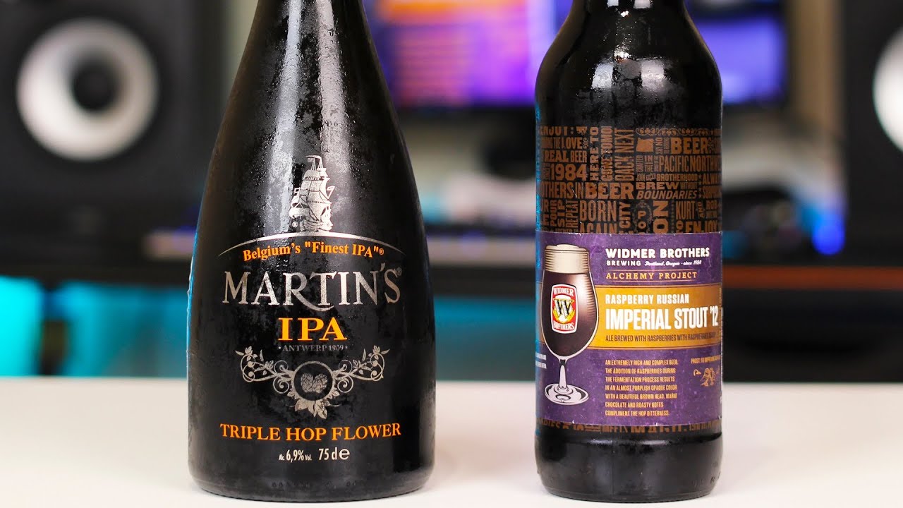 Widmer Brothers Reserve Raspberry Russian Imperial Stout и Martin's IPA Обзор