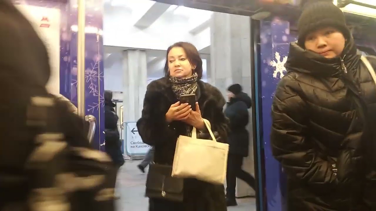 Посадки нет на Варшавской!!! Поездка по маршруту Каширская-Южная 31.01 2026