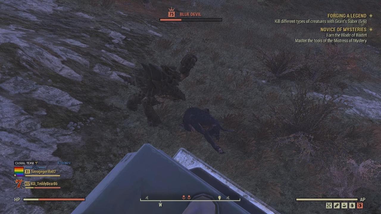 Ogua vs Blue Devil Fallout 76