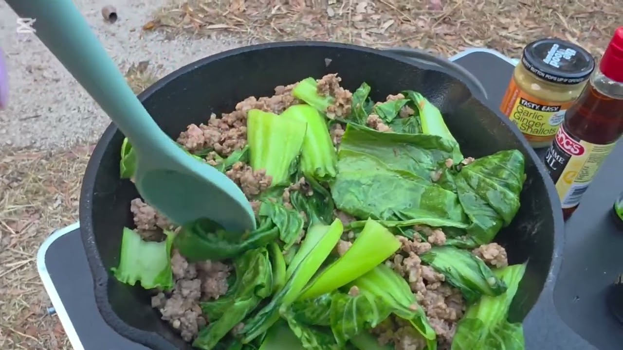ASMR - Sounds of Camping in the Aussie Bush / Cooking and Exploring the Bottom of Australia
