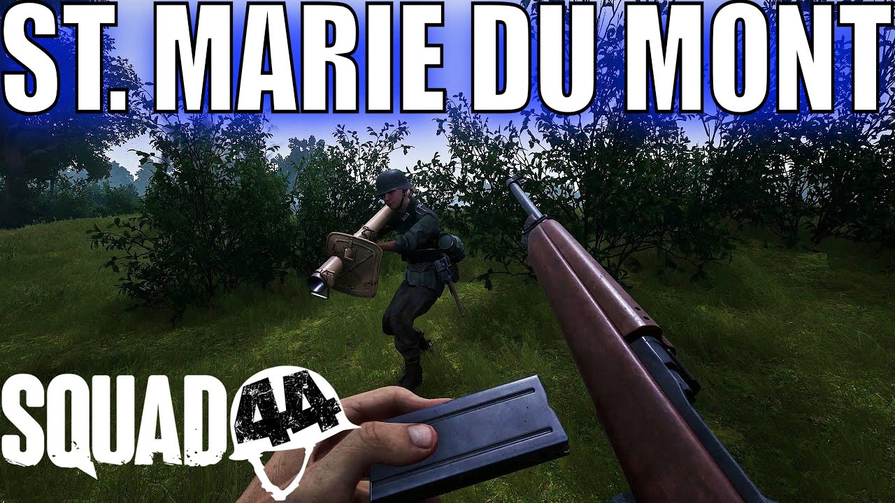 ST MARIE DU MONT MAP Gameplay in SQUAD 44