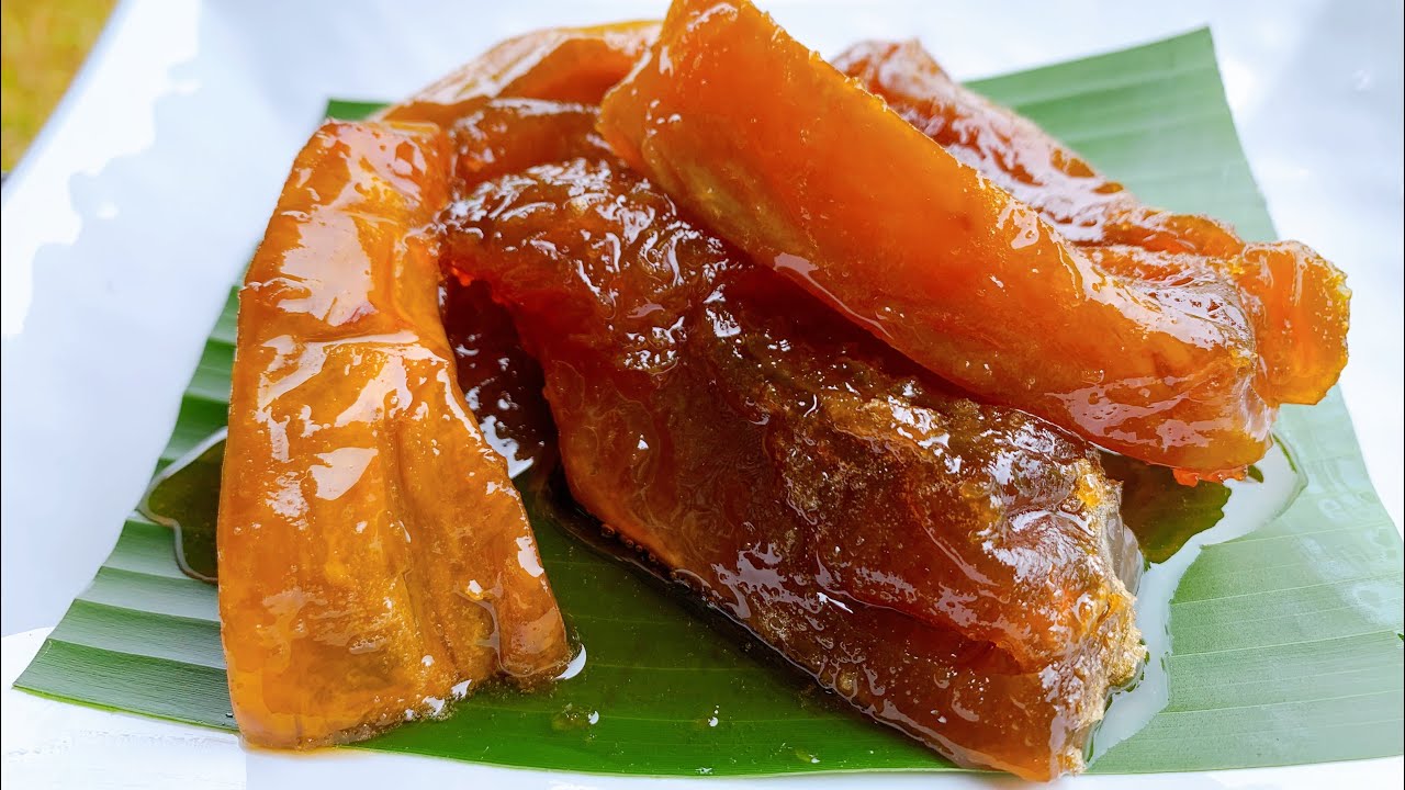 EP.23 ฟักทองเชื่อม เนื้อหนึบๆ กรอบนอกนุ่มในหวาน หวานพอดี อร่อยมาก