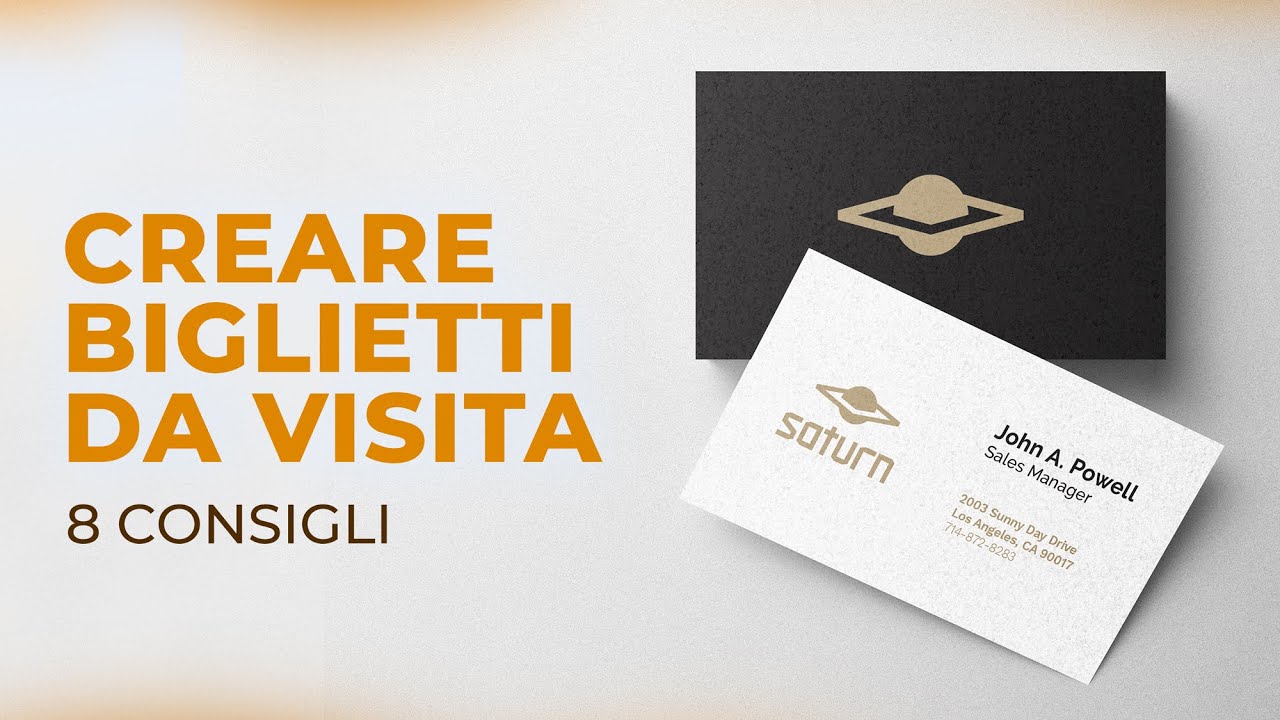 8 Consigli per creare Biglietti da Visita efficaci