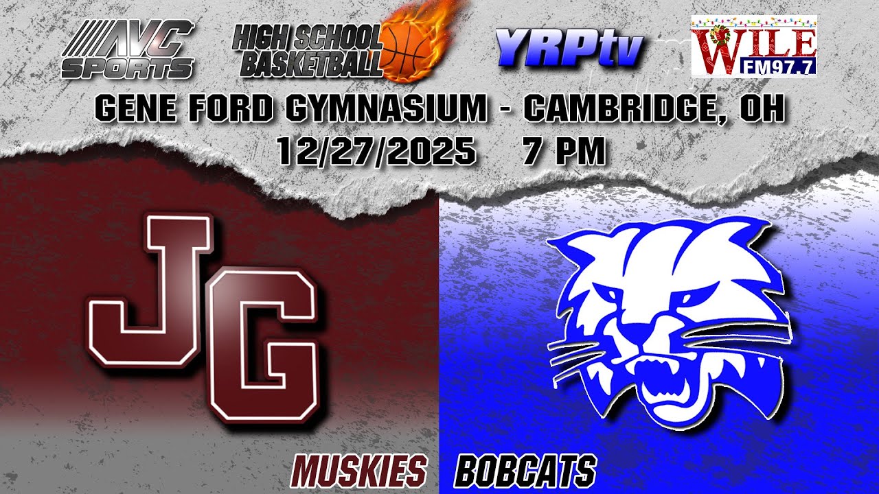 John Glenn Muskies vs Cambridge Bobcats HS Basketball 12.27.2025