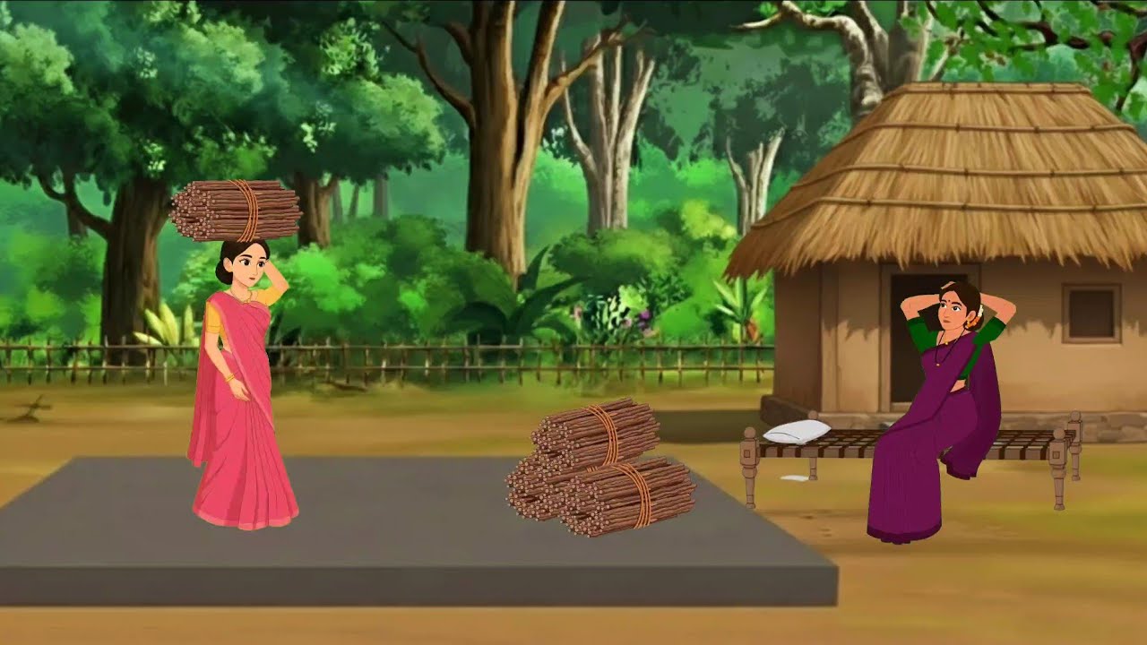 सौतेली माँ की साजिश 😡 | Cartoon Stories| Emotional Hindi Story | Hindi Moral Kahani । Moral kahaniya