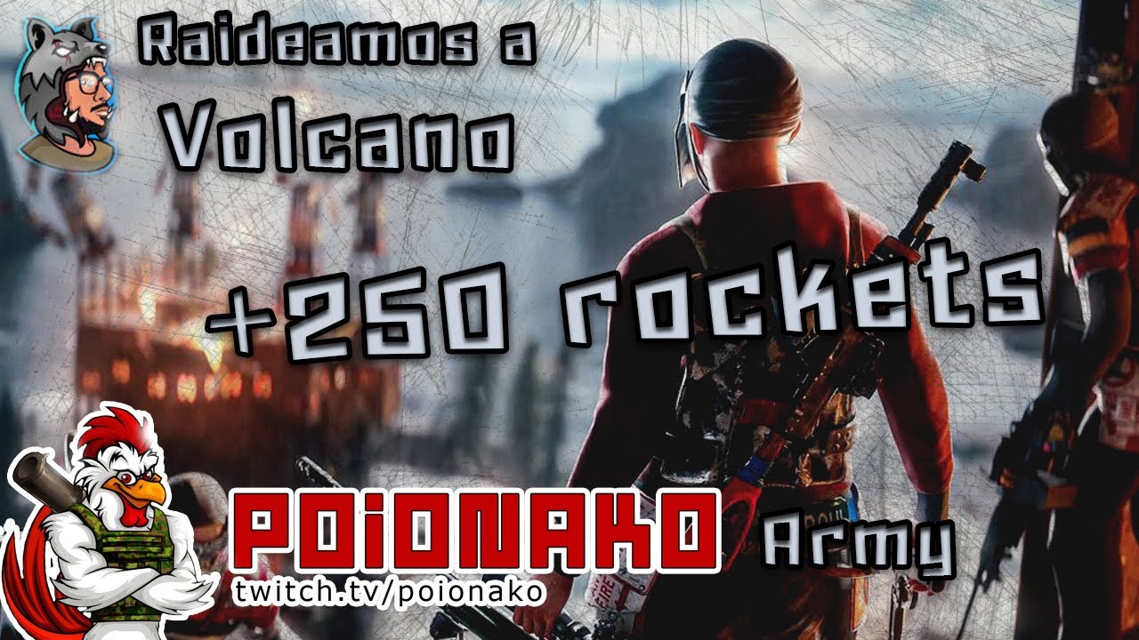 RAIDEO A VOLCANO +250 Rockets @isvolcano