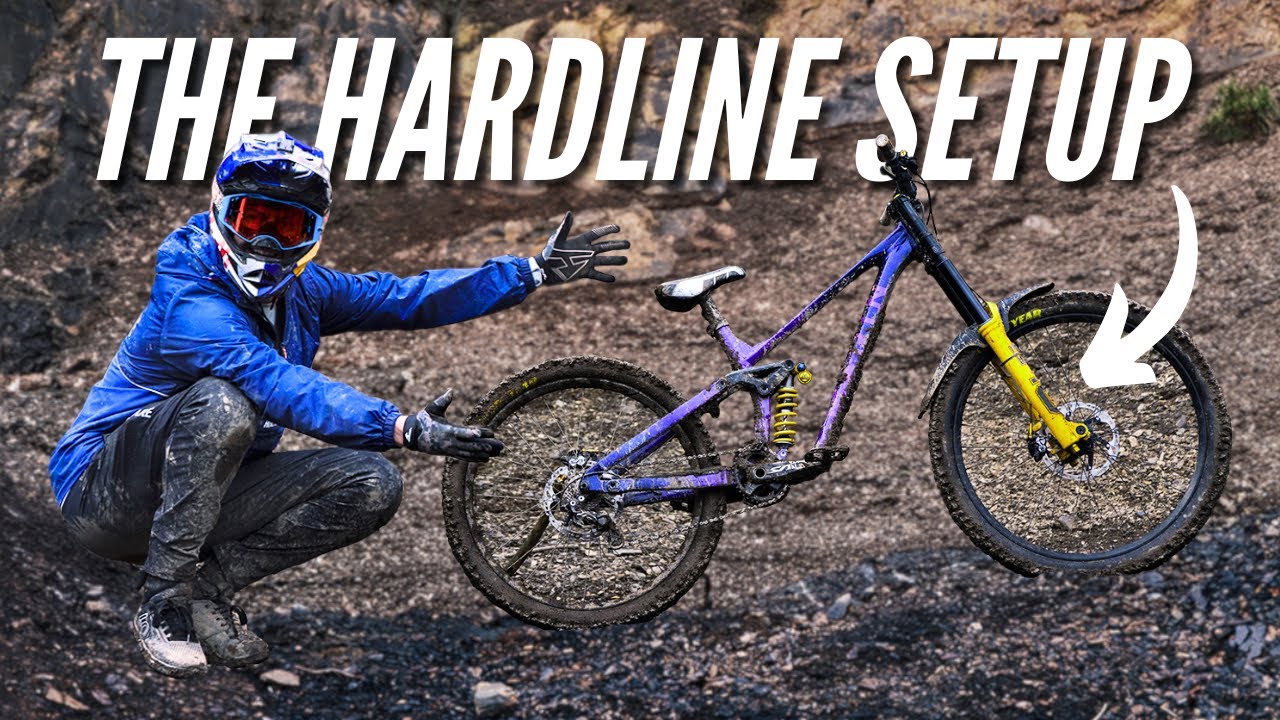 THESE HARDLINE UPGRADES TRANSFORMED MY DOWNHILL BIKE!!