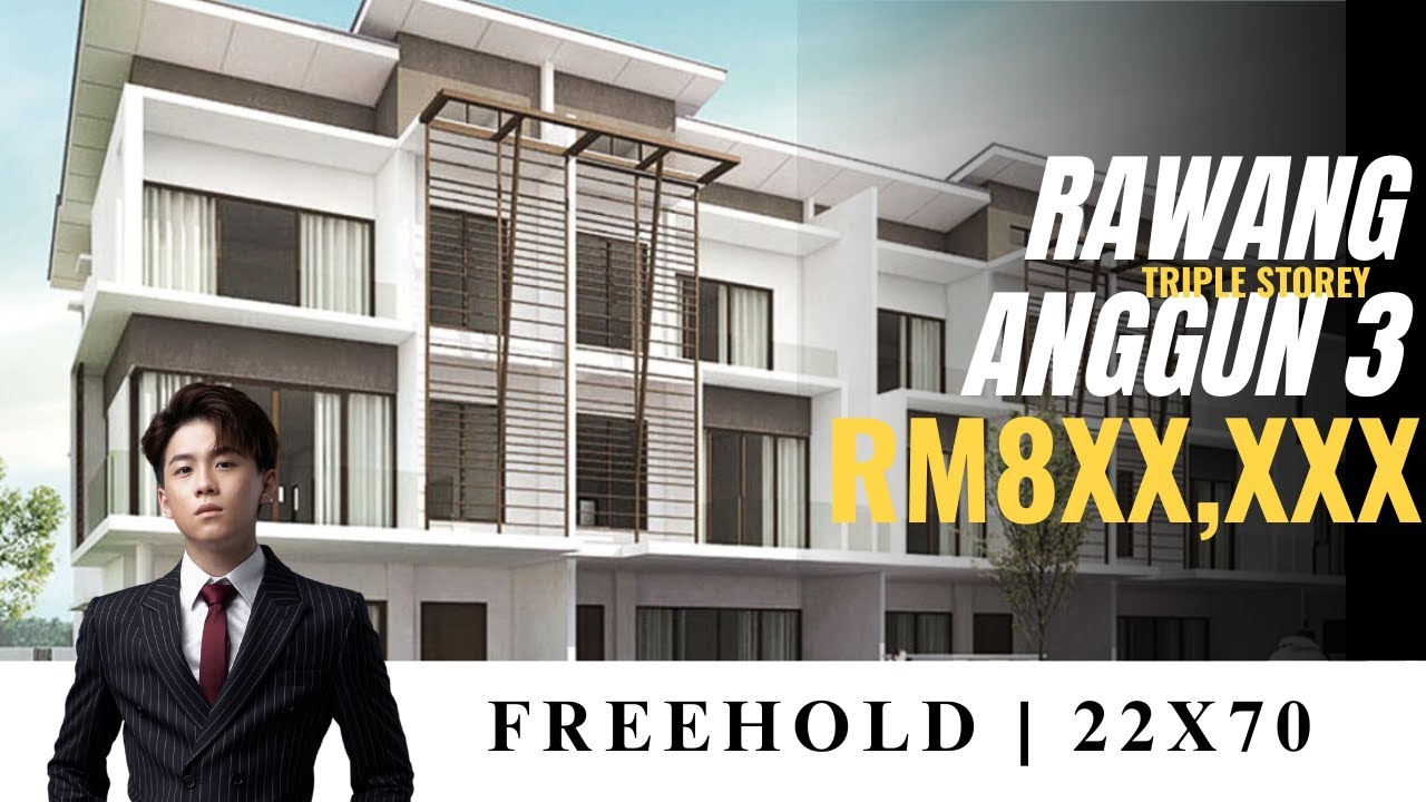 Triple Storey Anggun 3 Rawang by HBL