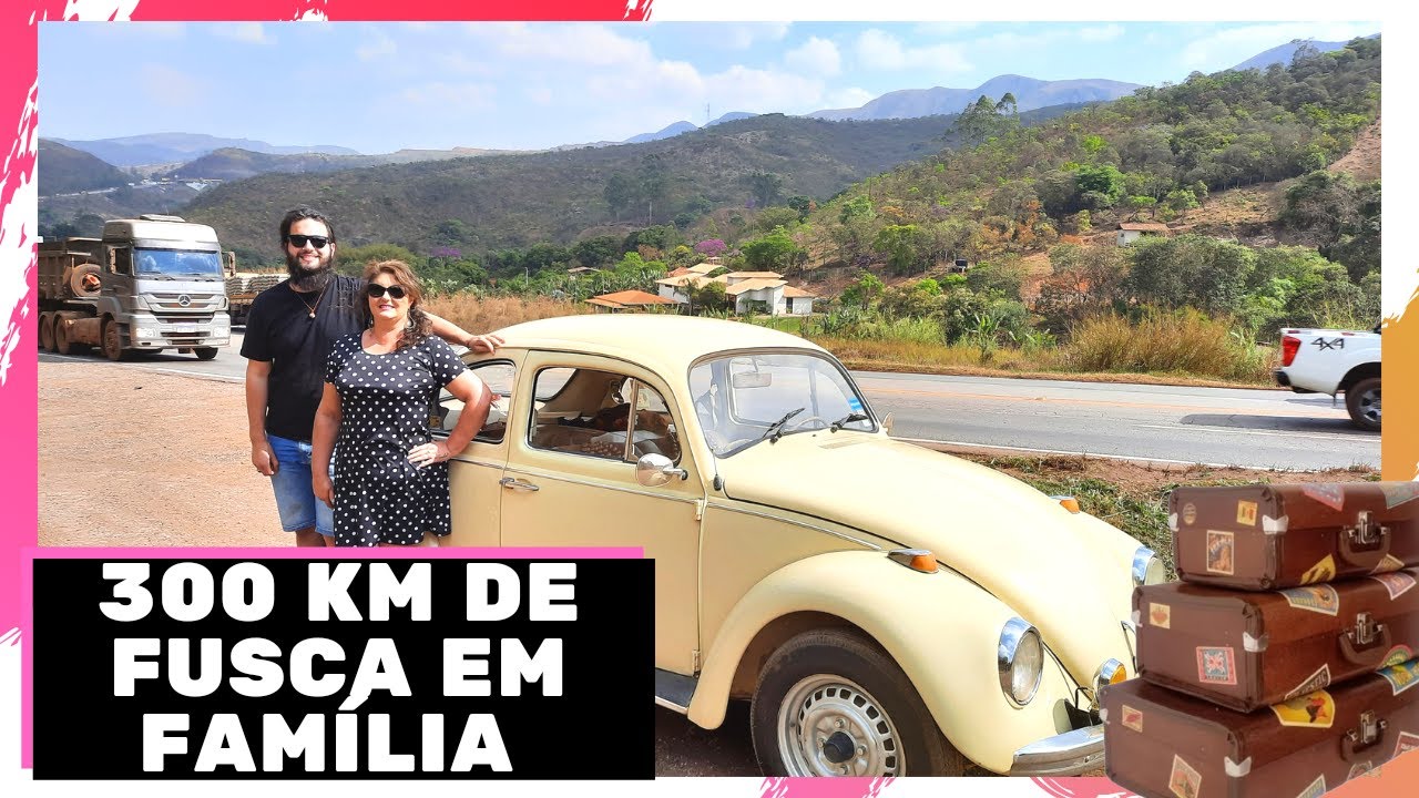 Primeira GRANDE viagem de FUSCA | mais de 300km para BH | FUSCA CREMOSO Realizamos um sonho