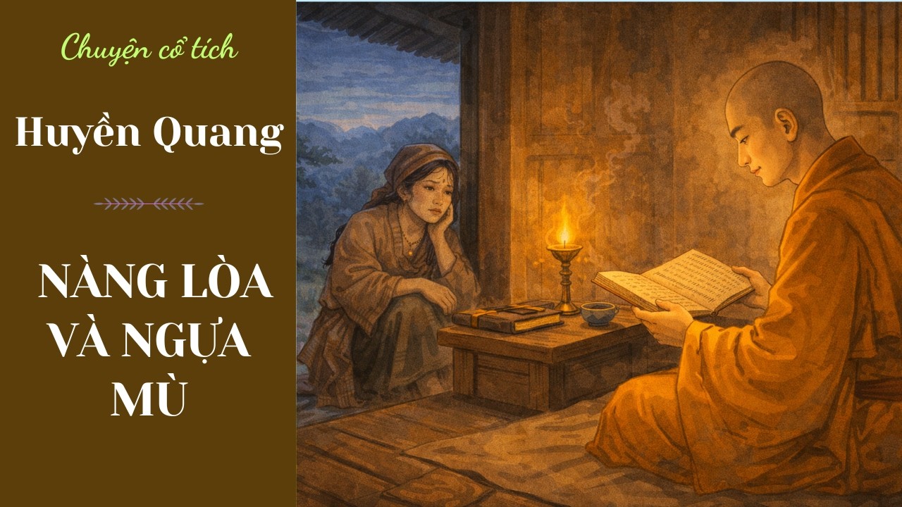 Kê chuyện cổ tích: Nàng Lòa và ngựa mù; chuyện về nhà sư HUYỀN QUANG.#chuyendangian #chuyệncổtích
