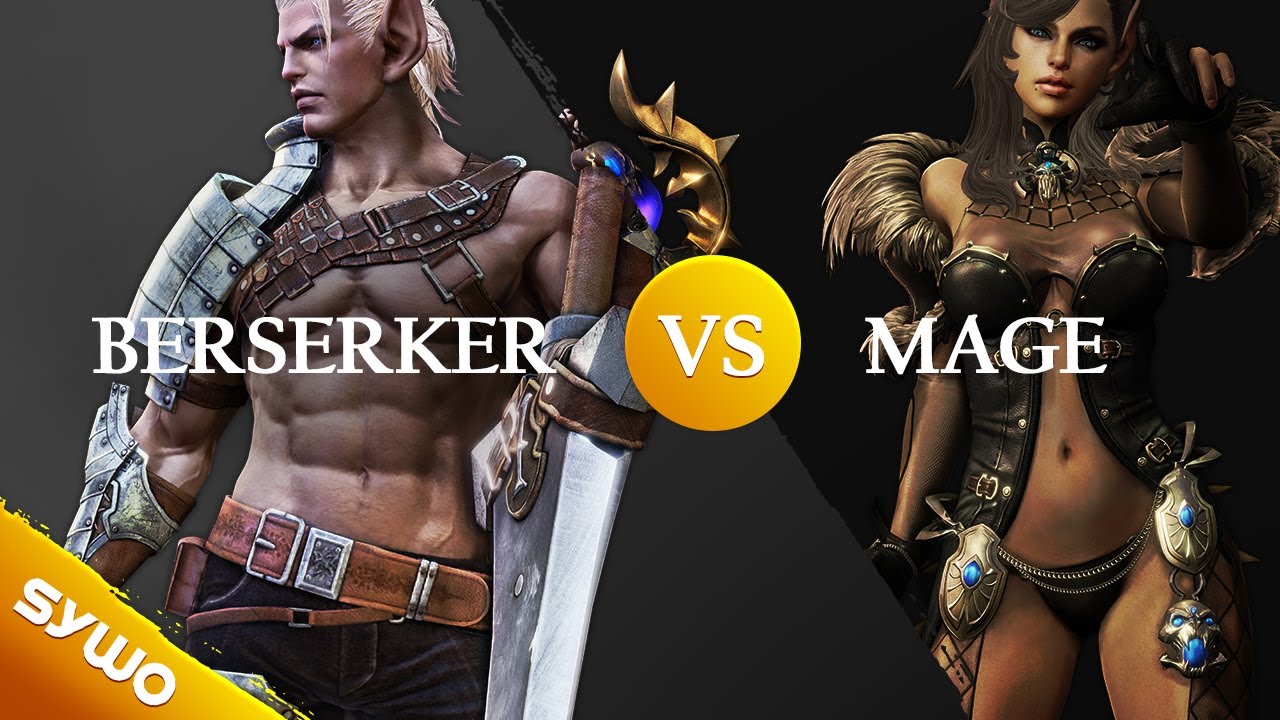 BLESS Online | 1v1 duels | Berserker VS Mage (pre-revamp)