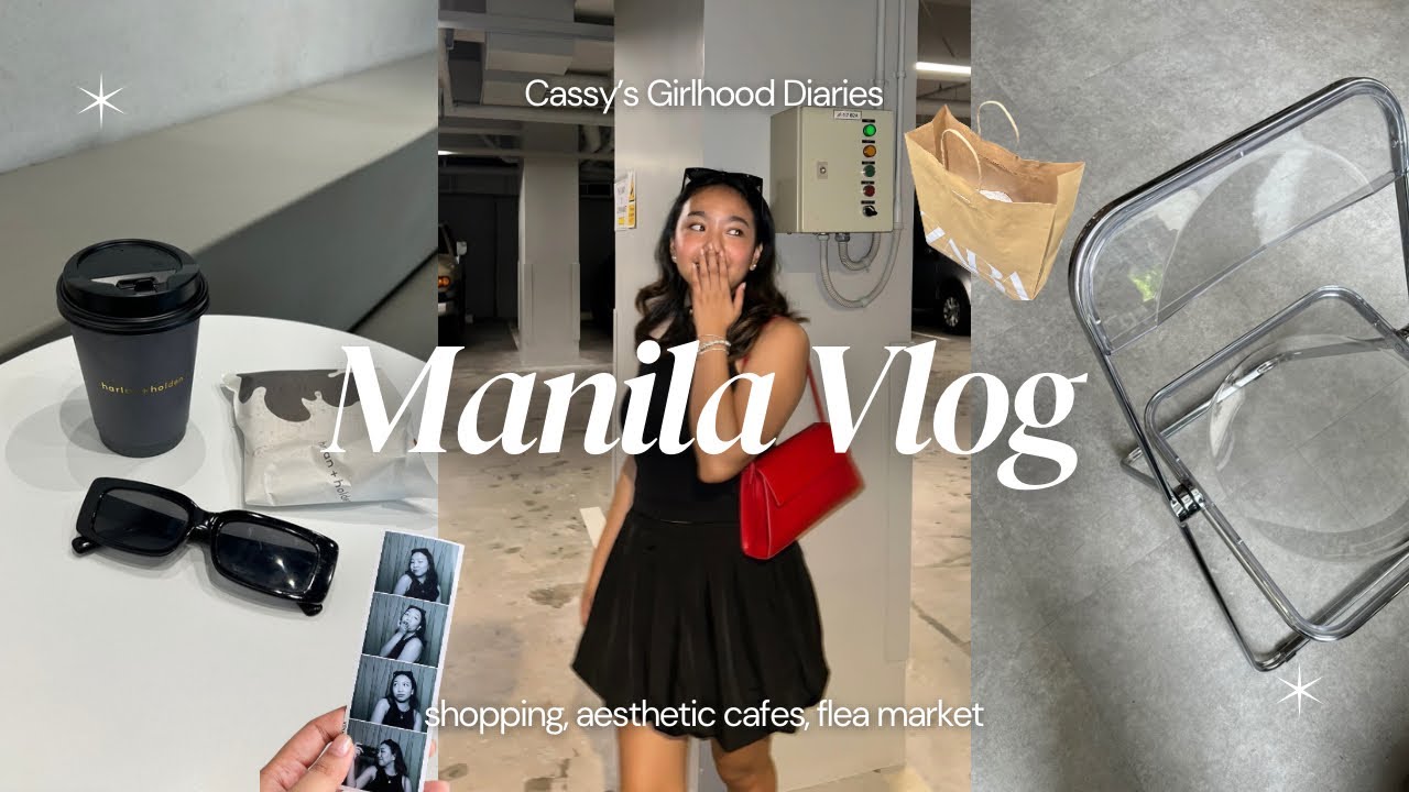 🎀 Manila Diaries 🎀 bgc vlog, aesthetic cafes, weekend flea market, shein pop-up store, makati vlog