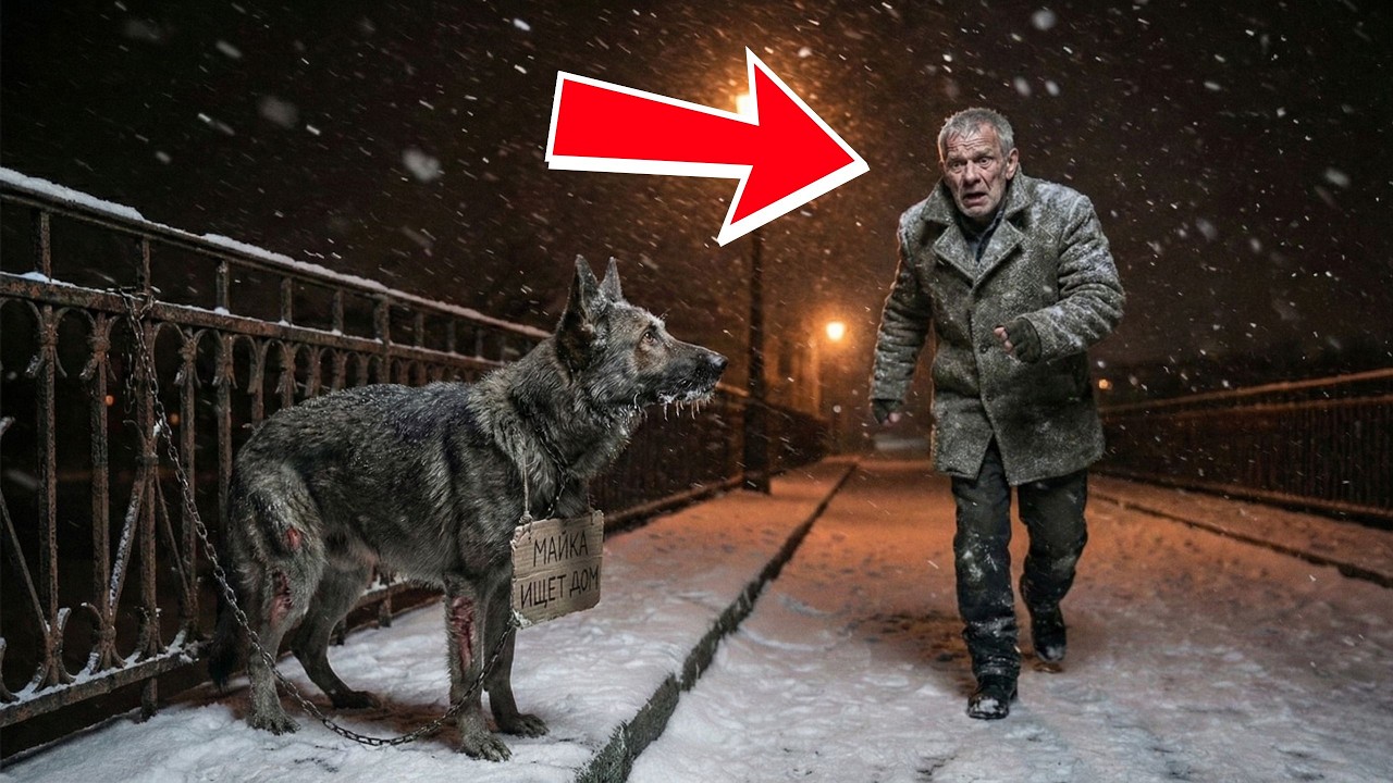 Ein Deutscher Schäferhund wurde zum Sterben an die Brücke gekettet. Dann geschah ein Wunder.