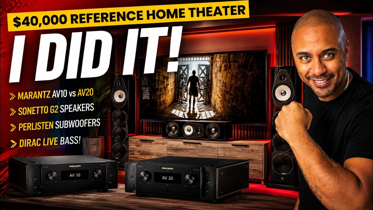 The Ultimate Home Theater Setup? Marantz AV10 vs AV20, Sonetto G2, Perlisten Sub, Dirac Live Bass!