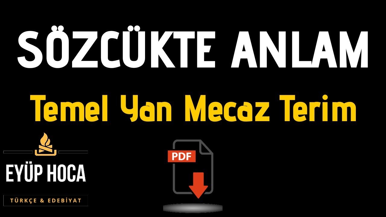 Sözcükte Anlam
