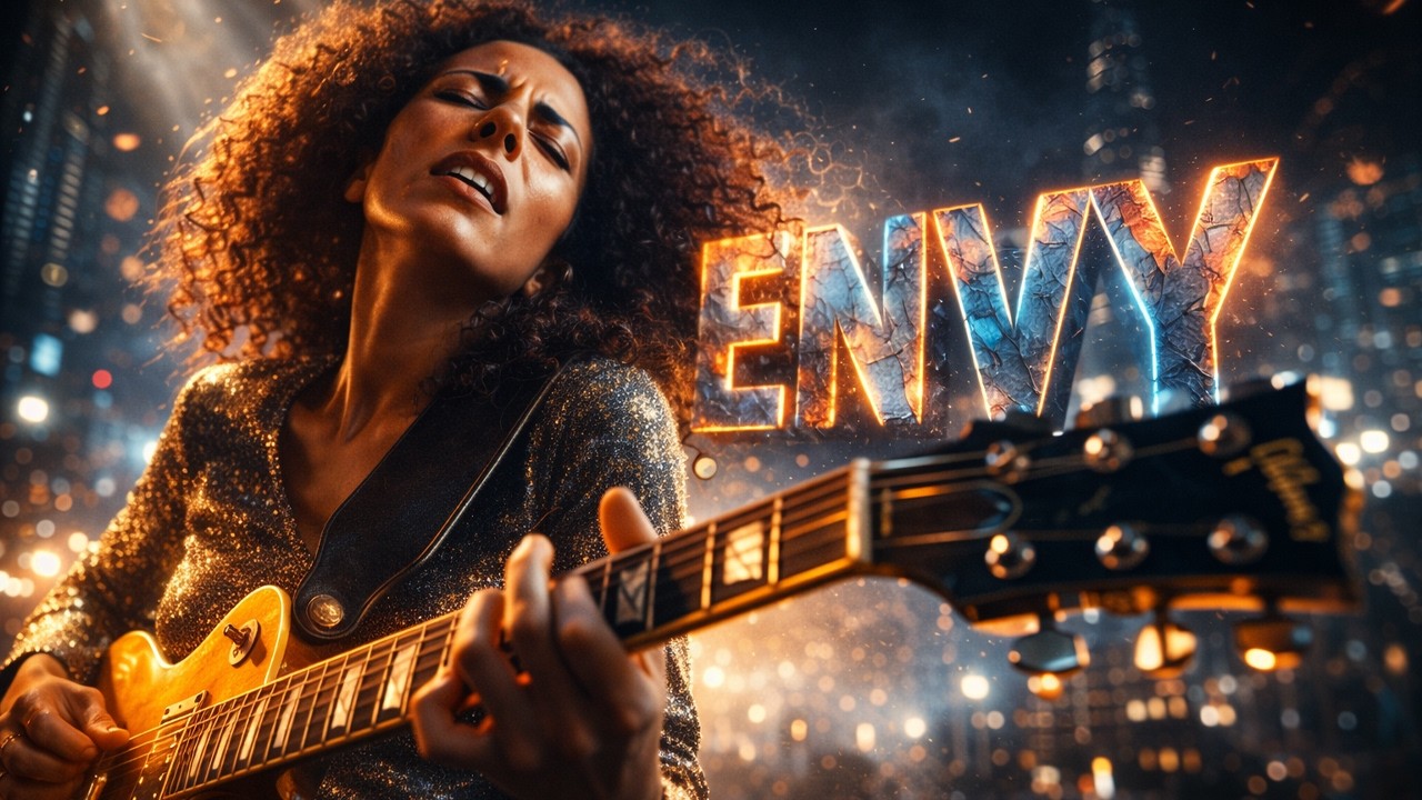 🎸 The Unspoken Envy | Dark Melodic Guitar Solo | Emotional Shadows | Coffee Guitar | Guitar Chill