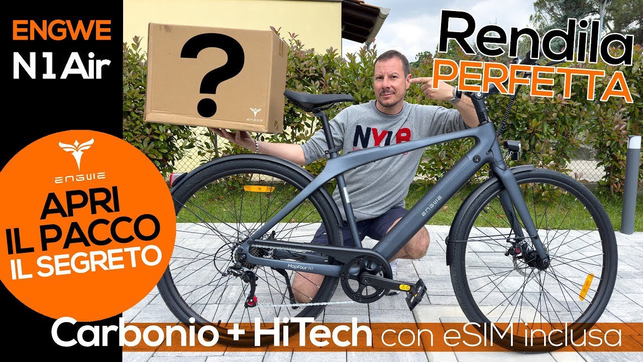 ENGWE N1 Air | ebike top carbonio + hi-tech | ORA Scorpi IL SEGRETO x RENDERLA PERFETTA 🎁