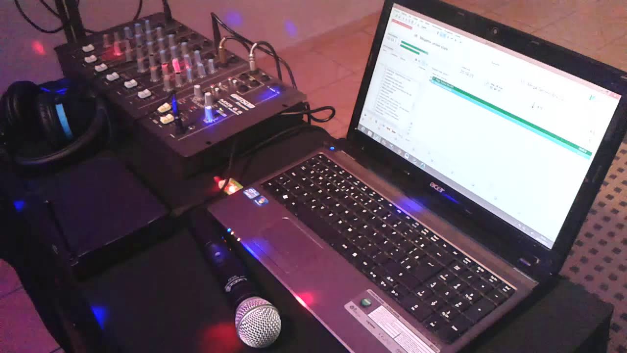 Aparelhagem para Dj simples