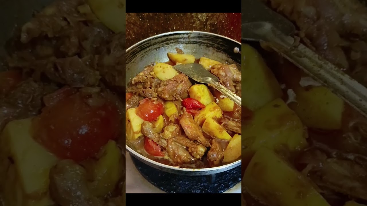 আলু টমেটো দিয়ে মুরগির ঝোল 🥰😋