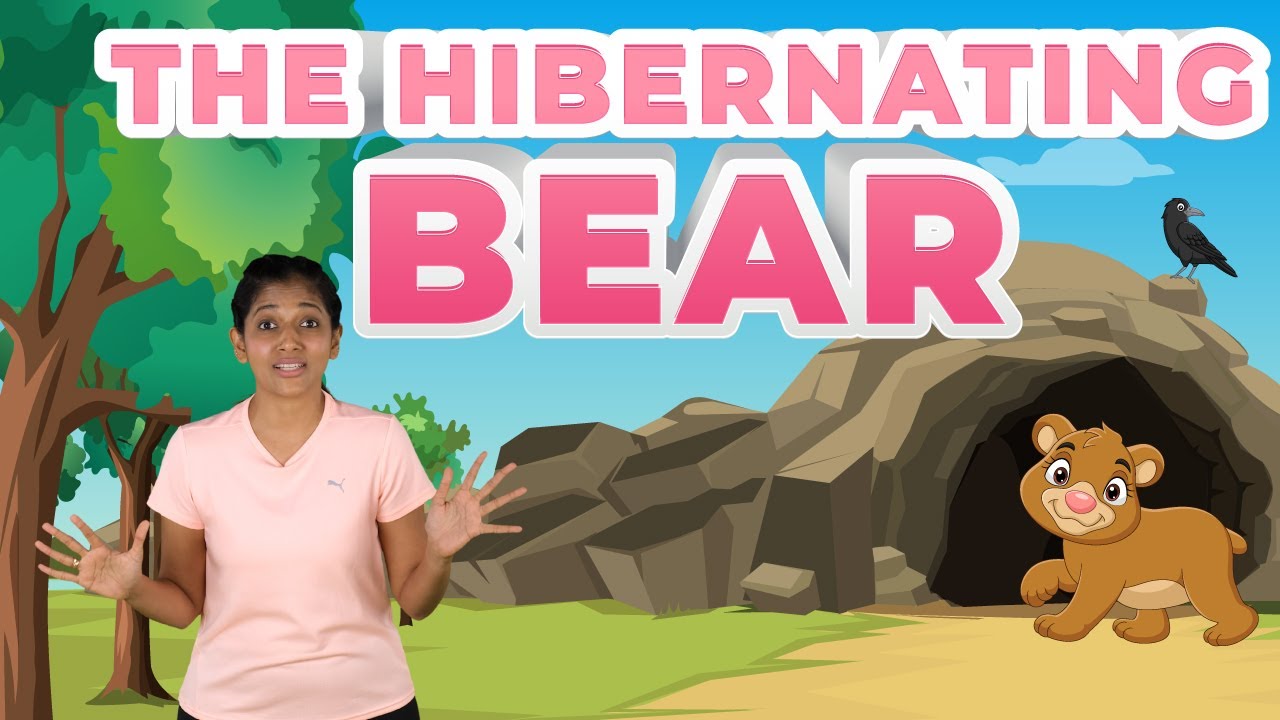 Yoga for Kids | The Hibernating Bear | Fun Stories for Children | Yoga Guppy by Rashmi Ramesh