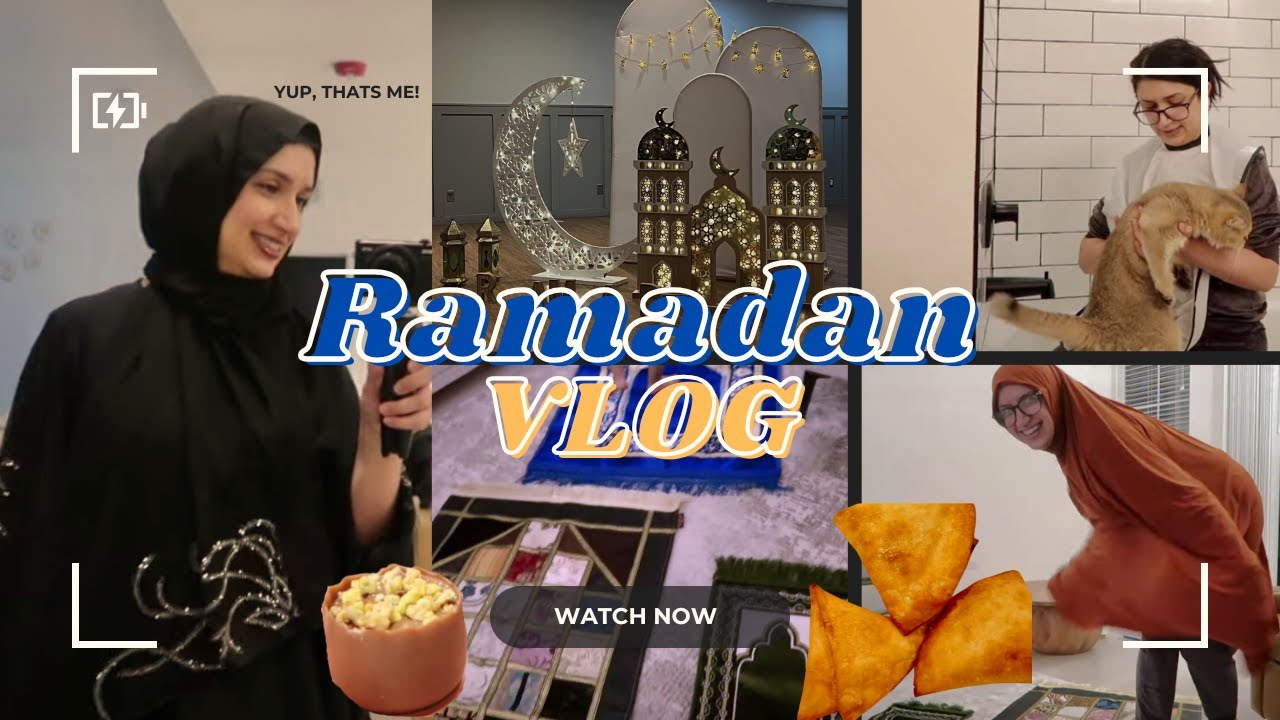 Ramadan VLOG 2025! PART 3 Ladies Iftar, Dubai Chocolate, Homemade Samosas, Taco Tuesday, Praying