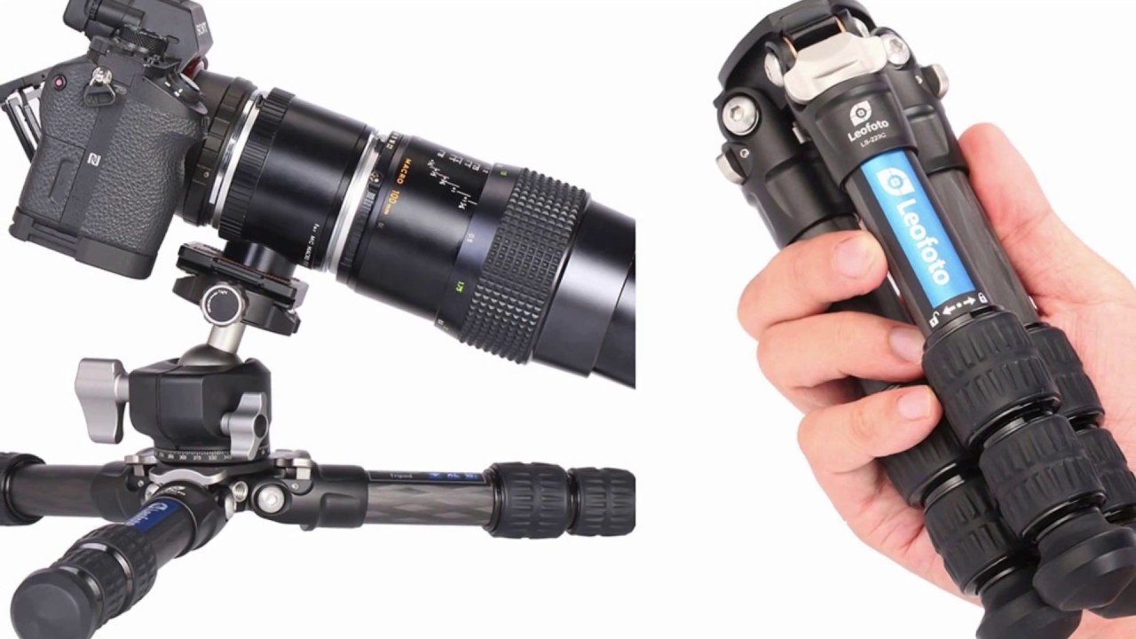 Trípode mini Leofoto LS-223C con rótula LH-25