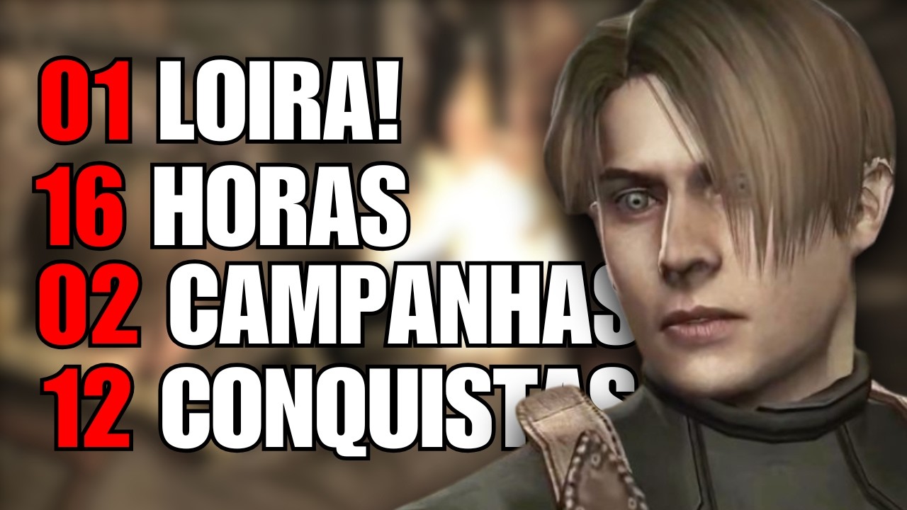 eu fiz 100% em RESIDENT EVIL 4... o CLÁSSICO!
