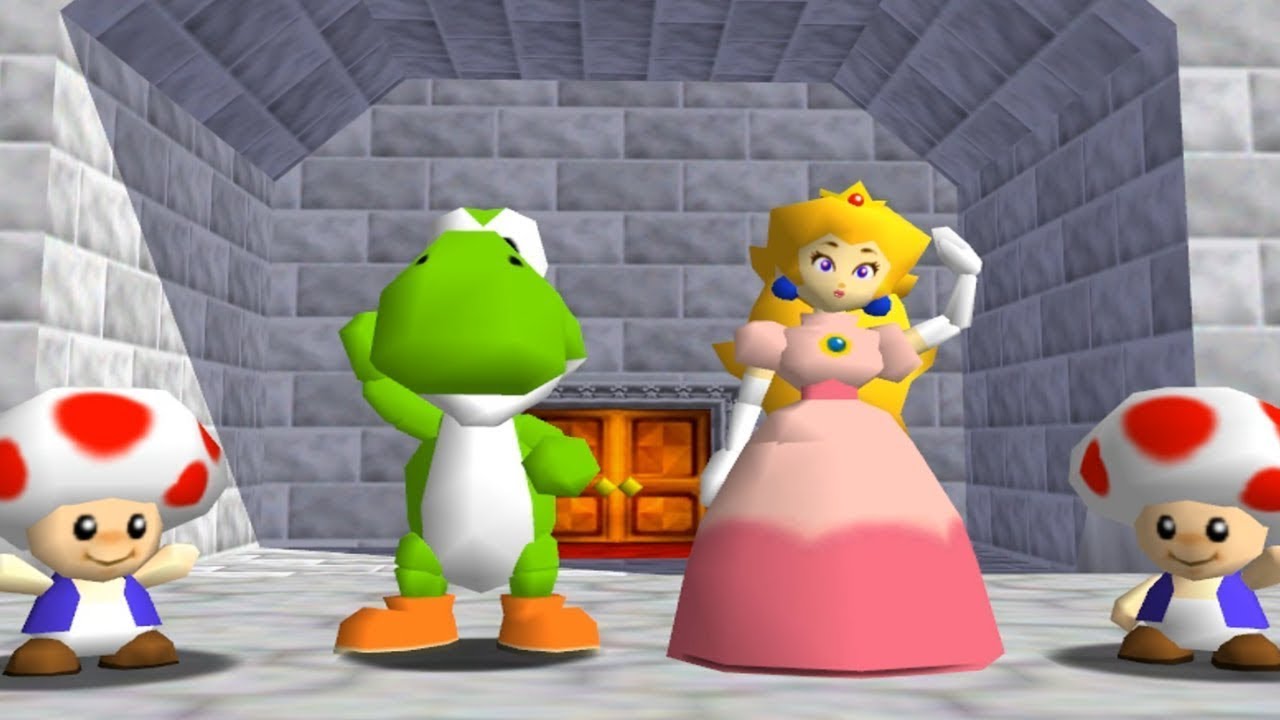 Super Mario 64 - Yoshi Playable (Hack Rom). ᴴᴰ