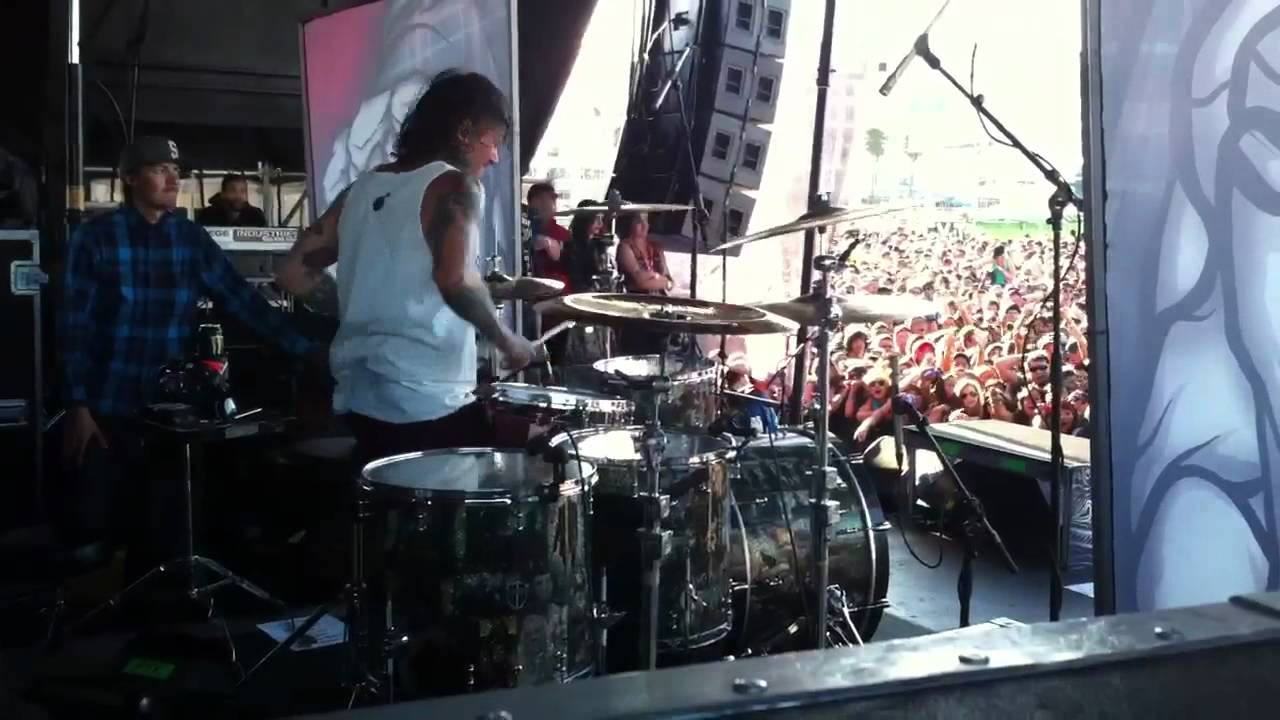 Mike Fuentes, Pierce The Veil Warped Tour SF 2012