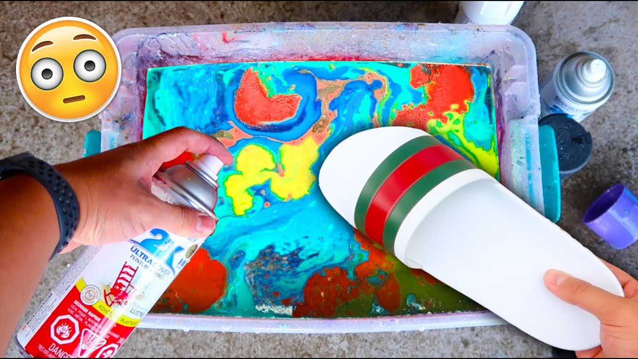 I Hydro Dipped $300 Gucci Shoes...*BAD IDEA*