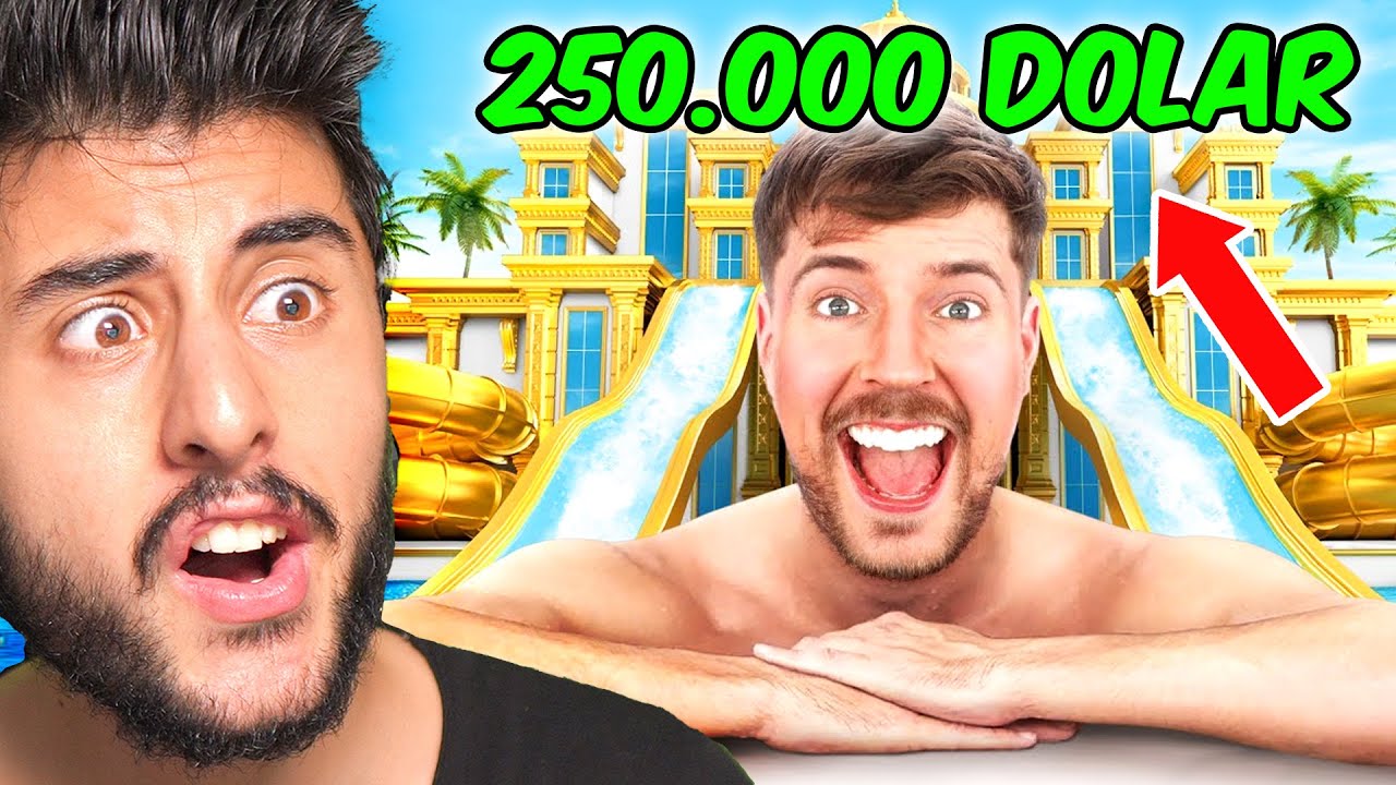 MR. BEAST 1$'lık vs 250.000$'lık TATİL (Süpriz Konuk)
