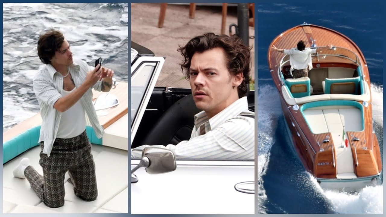 MORE OF HARRY STYLES FILMING THE GOLDEN MUSIC VIDEO (September 22 & 23)