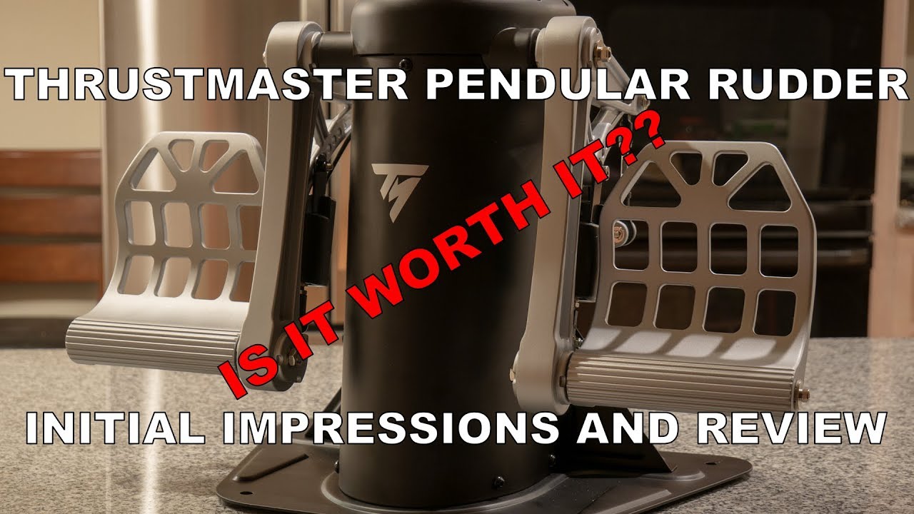 Маятниковые педали руля направления Thrustmaster — обзор и первые впечатления!