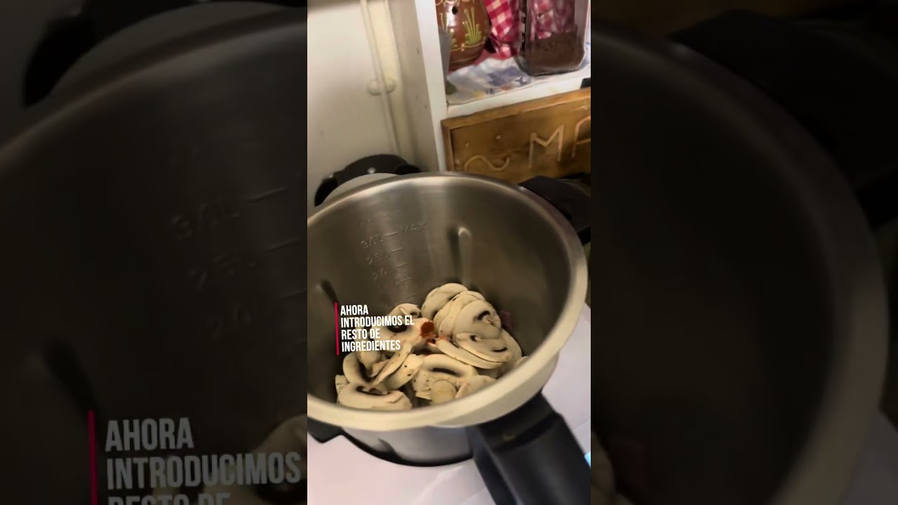 Champiñones al ajillo a Monsieur Cuisine