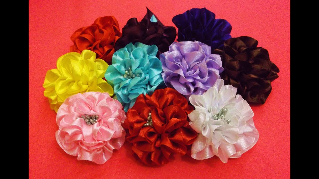 D.I.Y. Full Bloom Satin Ribbon Flower - Tutorial | MyInDulzens