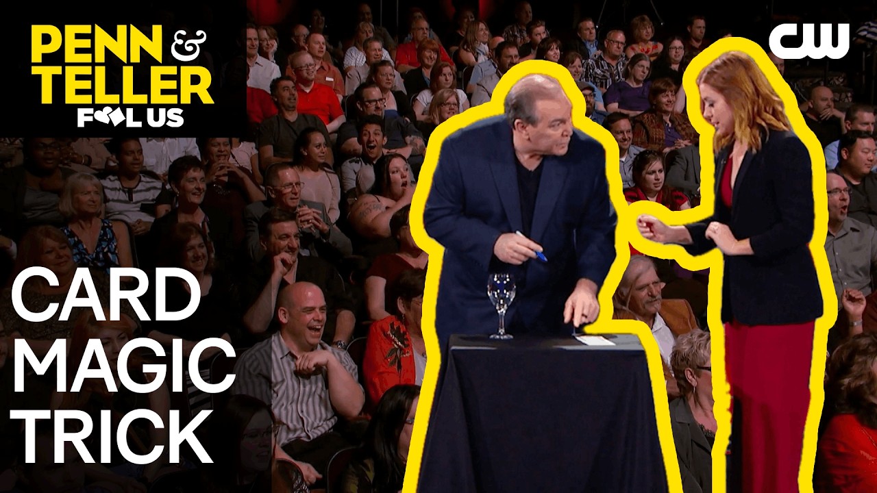 Magician Performs Glass Card Magic Trick | Penn & Teller: Fool Us | The CW