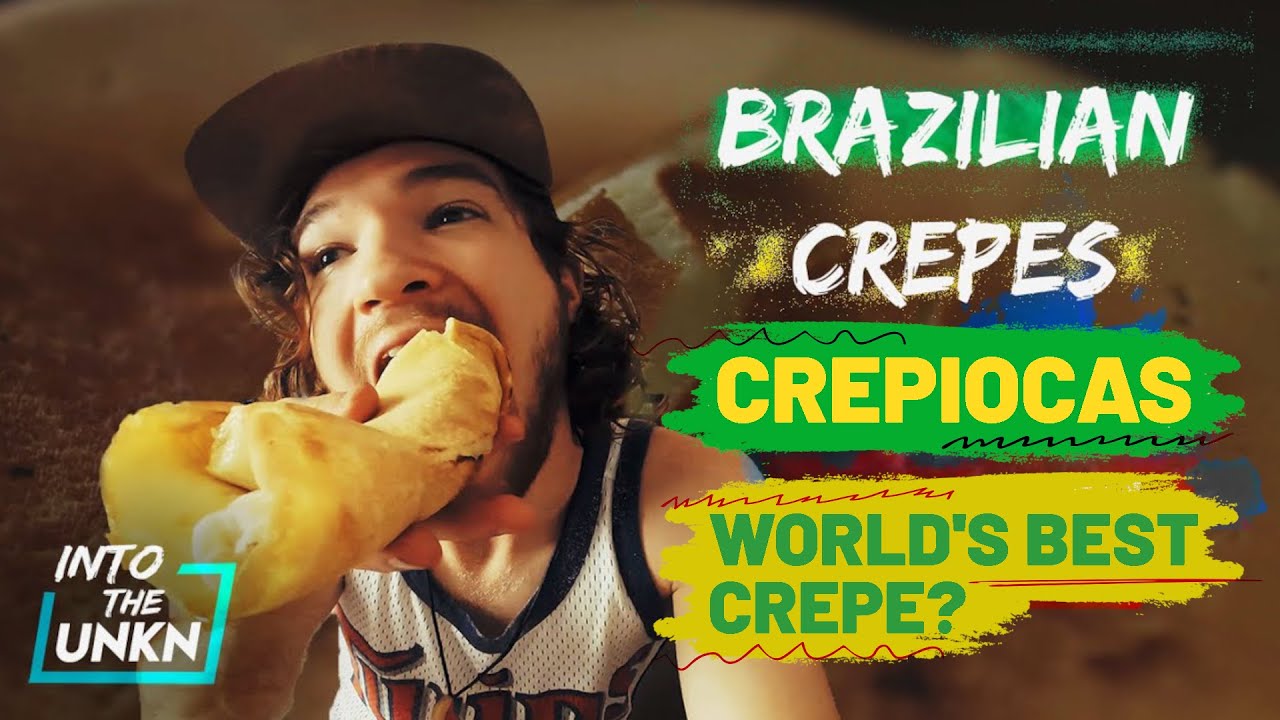 WORLD'S BEST CREPES? Brazilian "Crepiocas" Tapioca Crepes Changed my Life.