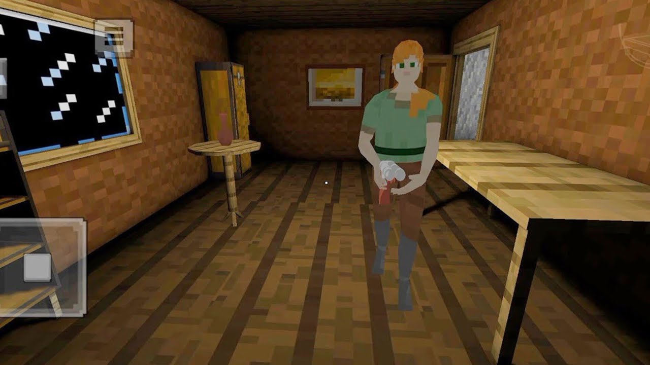 Granny Game Horror Escape Gameplay | Playing As Minecraft Grandpa Mod 
