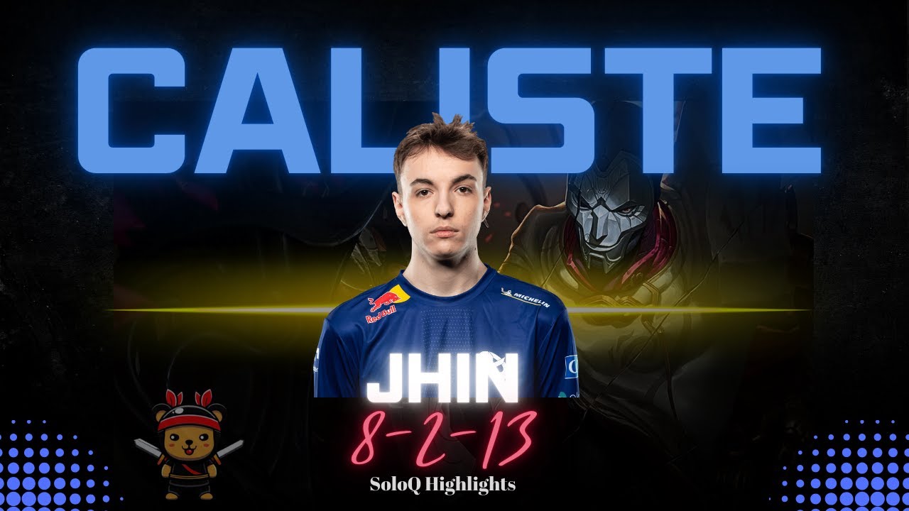 KC CALISTE is so CLEAN with JHIN! 5 Minutes of SoloQ Highlights!