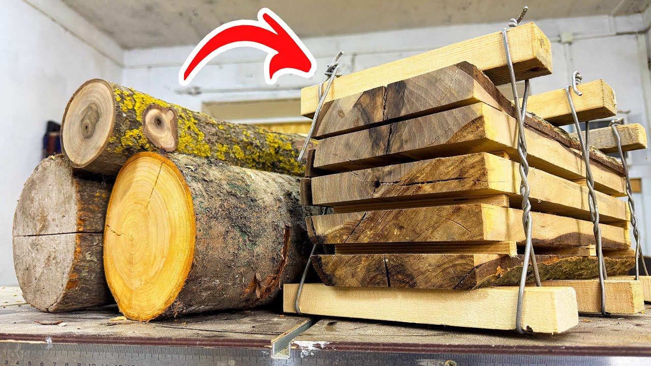 Band Saw JIG - Sawing LOG to Boards, Lumbers, Strips... etc.